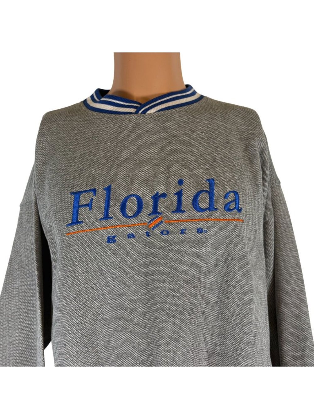 Vintage Florida Gators Sweatshirt Mens Size L NCAA College 90s Embroidered